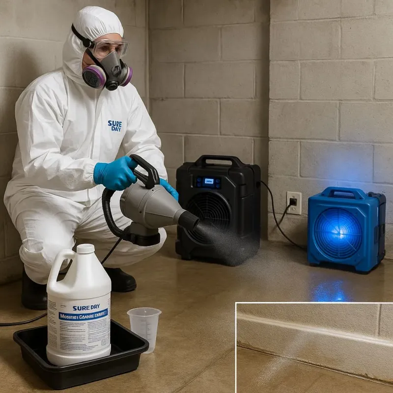 Sanitization and Odor Removal process in Holderness, NH